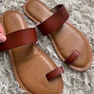 tan sandals